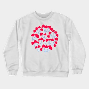 Red mushrooms Crewneck Sweatshirt